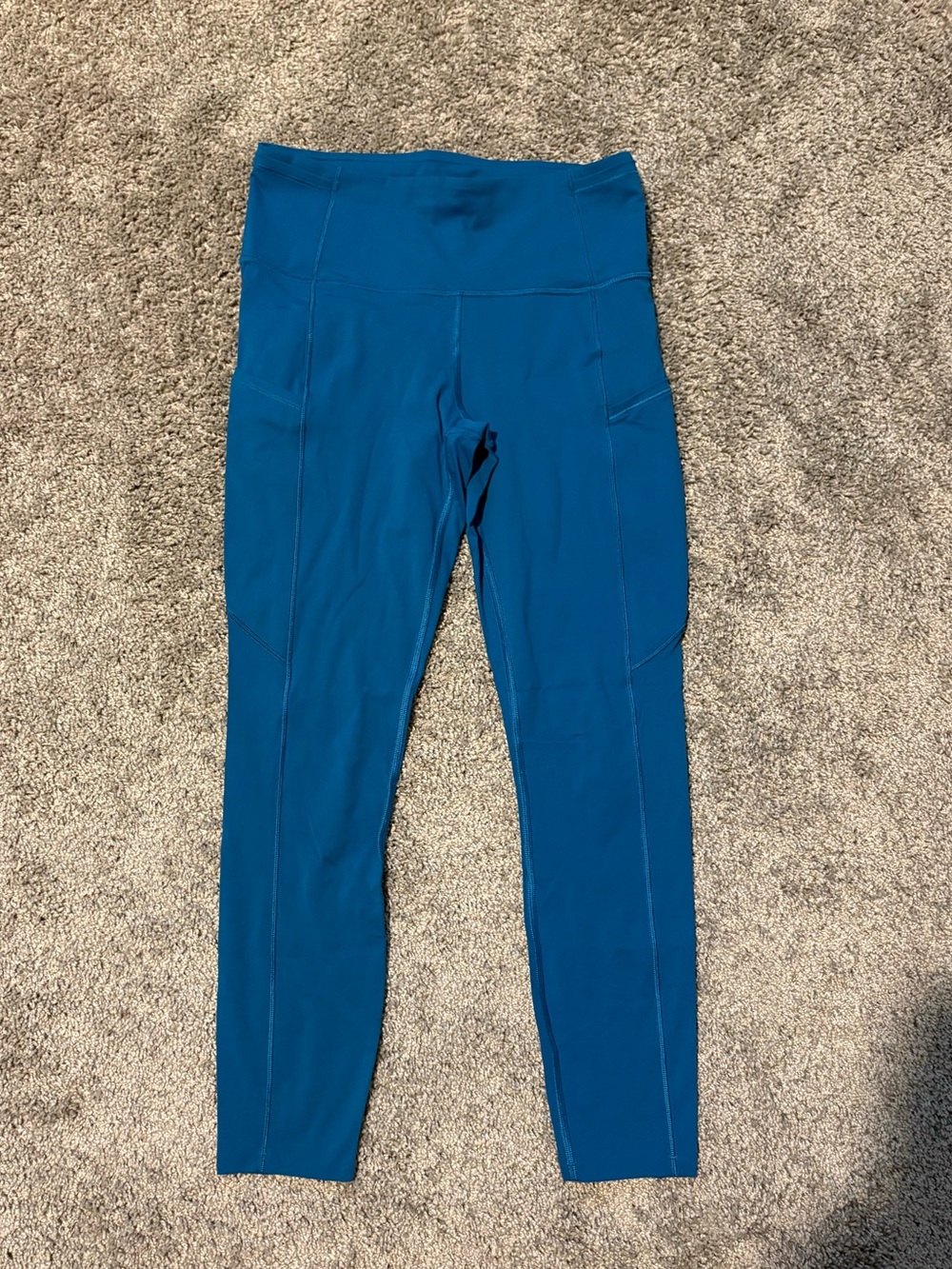 Lululemon Fast and Free Crop (25in) Leggings w/ Pockets Size 6